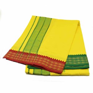 Puja Dhoti - Yellow