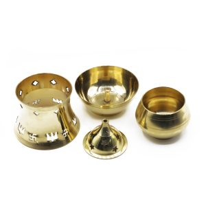 Sensational Aura Lamp in brass