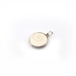 Gomati Chakra pendant in Silver polish