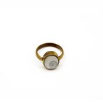 Gomati Chakra Ring in Gold polish