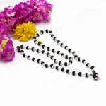 Karungali (Black Ebony) Mala in silver – 8mm