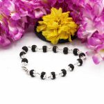 Karungali (Black Ebony) Bracelet in silver – 8mm