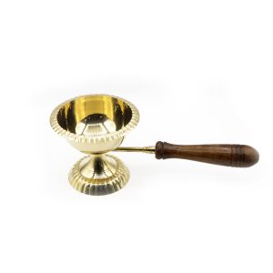 Dhoop Aarti with wooden handle - Design I