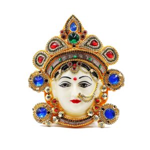 Devi face with stone work