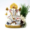 White Ganesha Idol