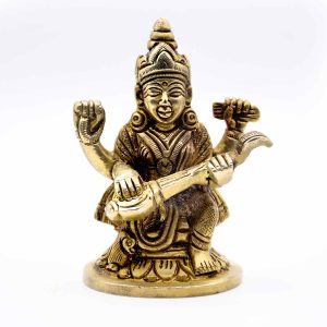 Saraswati Idol in brass