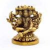 Punchmukhi Hanuman idol in brass